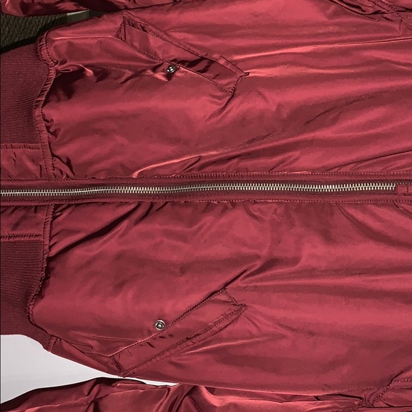 Men’s maroon Bomber Jacket - Picture 5 of 5